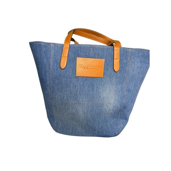 JW Anderson NWT Denim Belt Tote Bag in Blue - Picture 10 of 16